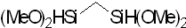 Bis(dimethoxysilyl)methane 구조식, C5H16O4Si2