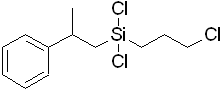 4,4,7-Trichloro-2-phenyl-4-silaheptane 구조식, CAS 163709-90-8, C12H17Cl3Si