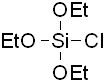 Chlorotriethoxysilane 구조식, CAS 4667-99-6, C6H15ClO3Si