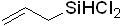 Allyldichlorosilane 구조식, CAS 3937-28-8, C3H6Cl2Si