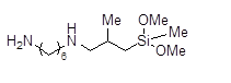 [N-(2-Aminohexyl)-3-aminoisobutyl]methyldimethoxysilane 구조식, C13H32N2O2Si