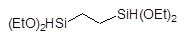 Bis(diethoxysilyl)ethane 구조식, C10H26O4Si2