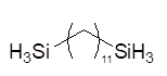 1,11-Bis(silyl)undecane 구조식, C11H28Si2
