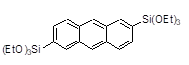 2,6- Bis(triethoxysilyl)anthracene 구조식, C26H38O6Si2