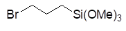 3-Bromopropyltrimethoxysilane 구조식, CAS 51826-90-5, C6H15BrO3Si