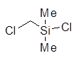 Chloromethyldimethylchlorosilane 구조식, CAS 1719-57-9, C3H8Cl2Si