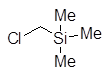 Chloromethyltrimethylsilane 구조식, CAS 2344-80-1, C4H11ClSi