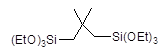 2,2-Dimethyl-1,3-bis(triethoxysilyl)propane 구조식, C17H40O6Si2