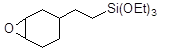 2-(3,4-Epoxycyclohexyl)ethyltriethoxysilane 구조식, CAS 10217-34-2, C14H28O4Si