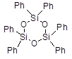 Hexaphenylcyclotrisiloxane 구조식, CAS 512-63-0, C36H30O3Si3