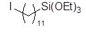 11-Iodoundecyltriethoxysilane 구조식, CAS 1049677-10-2, C17H37IO3Si