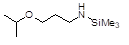 [N-(3-Isopropoxypropyl)amino]trimethylsilane 구조식, C9H23NOSi