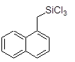 (1-Naphthylmethyl)trichlorosilane 구조식, CAS 17998-59-3, C11H9Cl3Si