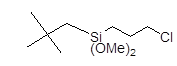 Neopentyl(3-chloropropyl)dimethoxysilane 구조식, C10H23ClO2Si