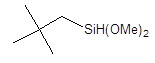 Neopentyldimethoxysilane 구조식, C7H18O2Si