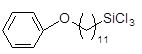 11-Phenoxyundecyltrichlorosilane 구조식, CAS 526204-46-6, C17H27Cl3OSi