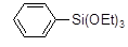 3-Phenyltriethoxysilane 구조식, CAS 780-69-8, C12H20O3Si