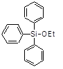 Triphenylethoxysilane, tech-95 구조식, CAS 1516-80-9, C20H20OSi