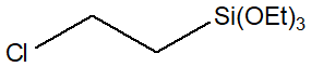 2-Chloroethyltriethoxysilane 구조식, CAS 18279-67-9, C8H19ClO3Si