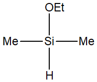 Dimethylethoxysilane 구조식, CAS 14857-34-2, C4H12OSI