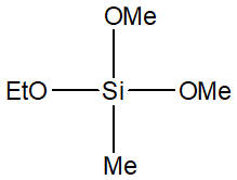 Ethoxymethyldimethoxysilane 구조식, CAS 18143-29-8, C5H14O3Si