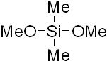Dimethyldimethoxysilane 구조식, CAS 1112-39-6, C4H12O2Si