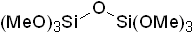 Hexamethoxydisiloxane 구조식, CAS 4371-91-9, C6H18O7Si2
