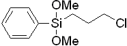 Chloropropylphenyldimethoxysilane 구조식, C11H17ClO2Si