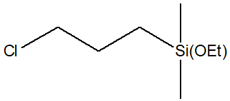 3-Chloropropyldimethylethoxysilane 구조식, CAS 13508-63-9, C7H17ClOSi