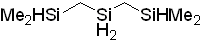 2,6-Dimethyl-2,4,6-trisilaheptane 구조식, CAS 68236-66-8, C6H20Si3