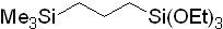 1,1,1-Triethoxy-5,5-dimethyl-1,5-disilahexane 구조식, C12H30O3Si2