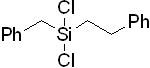 Benzylphenylethyldichlorosilane 구조식, C15H16Cl2Si