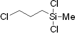 3-Chloropropylmethyldichlorosilane 구조식, CAS 7787-93-1, C4H9Cl3Si