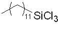 n-Dodecyltrichlorosilane 구조식, CAS 4484-724-4, C12H25Cl3Si