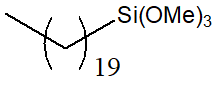 Eicosyltrimethoxysilane 구조식, CAS 76598-09-9, C23H50O3Si