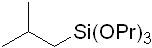 Isobutyltripropoxysilane 구조식, C13H30O3Si